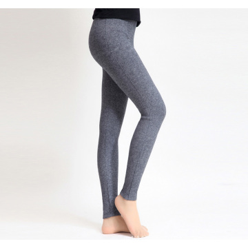 PK18ST087 calças de yoga de cashmere legging para calças de mulher